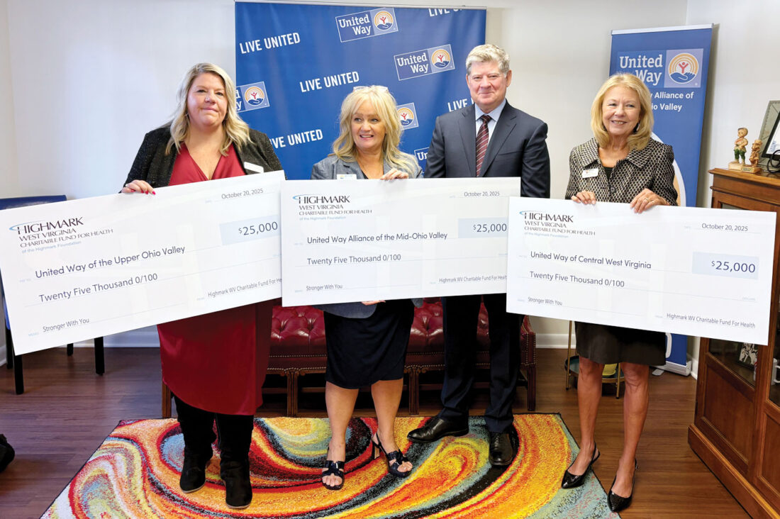 Highmark West Virginia Charitable Fund for Health awards United Way programs with $102,000 in grants